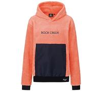 Rock Creek Kapuzenpullover Damen Teddyfleece D-475 | Weicher Hoodie für Frauen, gemütliches Sweatshirt als warmer Pulli für Alltag, Freizeit, Zuhause und Casual-Looks