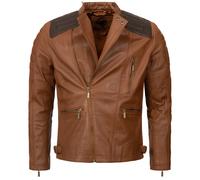 Rock Creek Lederjacke Hellbraun 2XL
