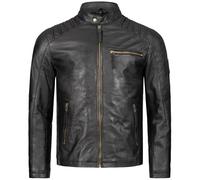 Rock Creek Lederjacke Schwarz XL