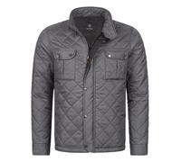 Rock Creek Herren Steppjacke Übergangsjacke Leicht Herrenjacke Männer Jacken Stepp Jacken mit Kapuze Daunenjacke Thremojacke H-347 Dunkelgrau S