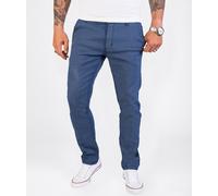 Rock Creek Herren Chino Hose Slim Fit Business Hosen Chinohose Stoffhose Chinos Hosen für Männer Casual Elegante Hose RC-2154 Blau W33 L30