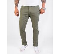 Rock Creek Herren Chino Hose Slim Fit Business Hosen Chinohose Stoffhose Chinos Hosen für Männer Casual Elegante Hose RC-2154 Grün W40 L34