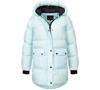 Rock Creek Damen Steppjacke Mantel Leicht Damenjacke Frauen Jacken Stepp Jacken mit Kapuze Daunenjacke Thremojacke D-488 Babyblau S