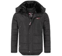 Rock Creek Winterjacke Herren Parka mit Kapuze H-393 Schwarz M