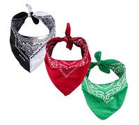 ROCK DADDY Estd 2000 ROCK HARD CLOTHING 3er Bandana Set 55cm x 55cm Halstuch (Set 20)