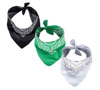 ROCK DADDY Estd 2000 ROCK HARD CLOTHING 3er Bandana Set 55cm x 55cm Halstuch (Set 9)