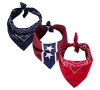 ROCK DADDY Estd 2000 ROCK HARD CLOTHING Bandana Set 55cm x 55cm Halstuch Multifunktionstuch Atmungsaktiv und Weich Schal für Damen Herren Unisex (Set 30)