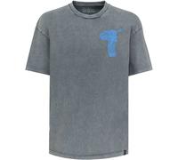 Rock Experience Damen Drill T-Shirt (Größe M, grau)