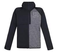 Rock Experience Damen Headwall Hoodie Fz Woman Fleece Outdoor Sweatshirt Trekking | ESURSIONISMO, Schwarz/Grau, XXL EU