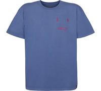 Rock Experience Wander-t-shirt Für Männer Mann Fake Face Ss Man T-shirt Blau M