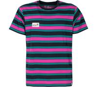 Rock Experience REMT02081 FETTUCCINI SS T-Shirt Men's Stripe 0208+1523+0840 M