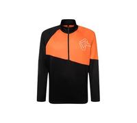 Rock Experience REMC02072-C924 Urus Man Fleece Sweatshirt Herren 0208 Caviar+0615 Persimmon ORANGE S