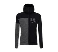 Rock Experience REMC02411 Kobra Hoodie FZ Sweatshirt Women's 0208(Caviar)+O014(Grey Melange) XXL