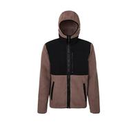 Rock Experience REMC02801-C951 SAVOONGA Hoodie FZ Man Fleece Sweatshirt Herren 0274 DEEP Taupe+0208 Caviar XL