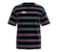 Rock Experience REMT02081 FETTUCCINI SS T-Shirt Men's Stripe 0208+1523+0840 XXL