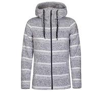 ROCK EXPERIENCE REWC01981 Berna Hoodie FZ Sweatshirt Women Grey Melange XS