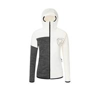 Rock Experience REWC02301-C520 Kobra Hoodie FZ Woman Fleece Sweatshirt Damen 0006 Marshmallow+O014 Grey Melange S