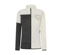 Rock Experience REWC02331-C520 Kobra Mock Neck FZ Woman Fleece Sweatshirt Damen 0006 Marshmallow+O014 Grey Melange S