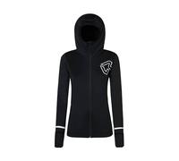 Rock Experience Damen Kapuzenpullover Frau Jerky 2.0 Kapuzenpulli Fleece Schwarz Größe M