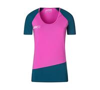 Rock Experience REWT01461 Merlin SS T-Shirt Women's 0834 Super Pink+1484 Moroccan Blue XXL