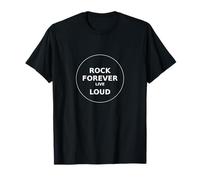 Rock Forever Live Loud Gitarrenspieler-Design im Vintage-Stil T-Shirt