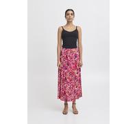 ICHI IHMARRAKECH Damen Rock A-Linien-Rock Maxirock Gemustert Regular fit, Größe:L, Farbe:Love Potion Flower AOP (202925)
