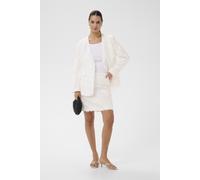 Midirock KAFFE "Rock KAlena", Damen, Gr. 38, weiß (chalk), Obermaterial: 100% Polyester PES., Röcke (47650509-38) chalk