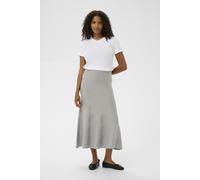 Midirock KAFFE "Rock KAmalina", Damen, Gr. XL, grau (grau melange), Obermaterial: 80% Viskose CV. 20% Nylon NY., Röcke (63762808-XL) grau melange