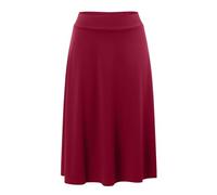 Rock Knielang Damen Elegant Warm Winterrock Damen Knielang Faltenrock Hohe Taille Lockerer Grosse Grössen Strickrock Damen Midi Plisseerock Stylisch Casual Skirts For Women Langer Übergang Rock Herbst