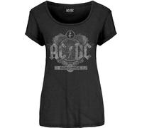 Rock Off AC/DC Ladies T-Shirt: Black Ice (size XXL)