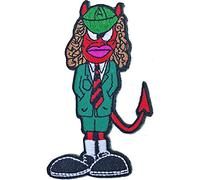 Rock Off AC/DC Standard Patch: Angus Devil Offizieller gewebter Aufnäher