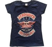 Rock Off Aerosmith Ladies T-Shirt: Boston Pride (size S)