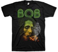 Rock Off Bob Marley Unisex T-Shirt Smoking Da ERB (size S)
