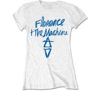 Rock Off Florence & The Machine Ladies T-Shirt: Hand Drawn (size S)