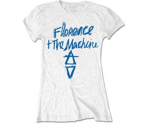 Rock Off Florence & The Machine Ladies T-Shirt: Hand Drawn (size XL)