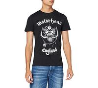 Rocks-off Herren Motorhead England T-Shirt, Schwarz, XL