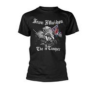 Rock Off, Iron Maiden Sketched Trooper-T-Shirt für Herren, Schwarz, Größe L EU