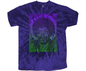 Rock Off Jimi Hendrix Unisex T-Shirt: Swirly Text (size M)