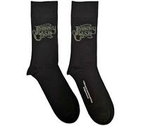 Rock Off Trade Socken Johnny Cash – mit Schriftzug (Text-Logo) – Schwarz, Einheitsgröße