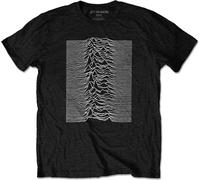 Joy Division - Unknown Pleasures (Back Print) - T-Shirt Schwarz Small