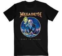 Rock Off Megadeth 'Rust In Peace Anniversary' (Schwarz) T-Shirt (X-Large)