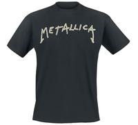 Rock Off Metallica T-Shirt "Vintage Master of Puppets" (schwarz), Schwarz , S