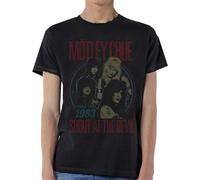 Rock Off Motley Crue T-Shirt Vintage World Tour Devil Unisex (size M)