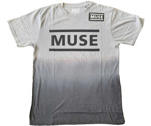 Rock Off Muse Unisex T-Shirt: Logo / Dip-Dye (size S)