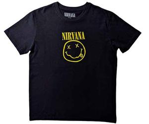 Rock Off Nirvana Unisex T-Shirt Yellow Smiley Flower Sniffin (size S)