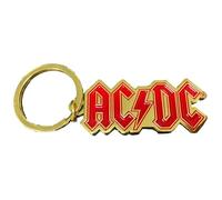 AC/DC Gold Band Logo Schlüsselring Schlüsselring One Size