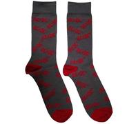 Rock Off officially licensed products AC/DC Logo Pattern Band Ankle Socken One Size