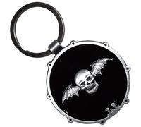 Rock Off officially licensed products Avenged Sevenfold Deathbat Drum Double Sided Schlüsselring Keychain One Size