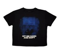 Rock Off officially licensed products Billie Eilish HMHAS Blau Lines Crop Top L