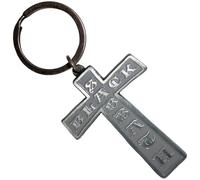 Rock Off officially licensed products Black sabbath Cross Band Logo Schlüsselring Keychain One Size
